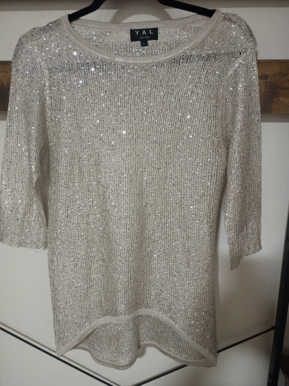 YAL New York Sparkle Knit Dress